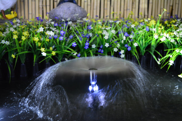 Day/Night Solar WATER Fountain Feature PUMP Timer Battery LED Light 1500LPH 3M