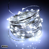 2-10M LED Copper Wire String Lights Fairy Lights Xmas Party Waterproof battery