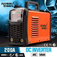 ROSSI MMA 200Amp Welder DC iGBT Inverter ARC Welding Machine Stick Portable