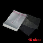 Self Adhesive Sealing Clear OPP Cellophane Resealable Plastic Bags C6 A5 A4 A3