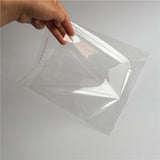 Self Adhesive Sealing Clear OPP Cellophane Resealable Plastic Bags C6 A5 A4 A3