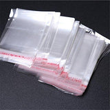 Self Adhesive Sealing Clear OPP Cellophane Resealable Plastic Bags C6 A5 A4 A3